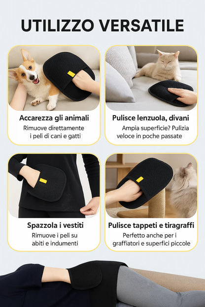 PetSwipe™ – Guanto Anti-Pelo per Divani, Sedili e Abbigliamento